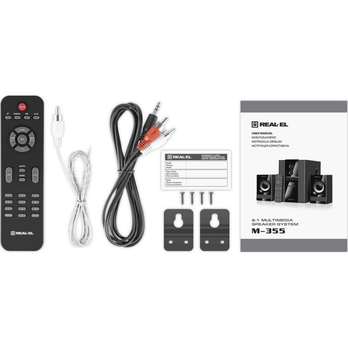 Акустическая система REAL-EL M-355 Black Фото 9