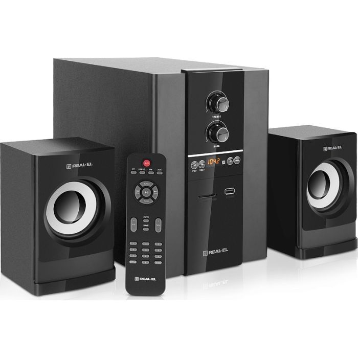 Акустическая система REAL-EL M-355 Black Фото 1