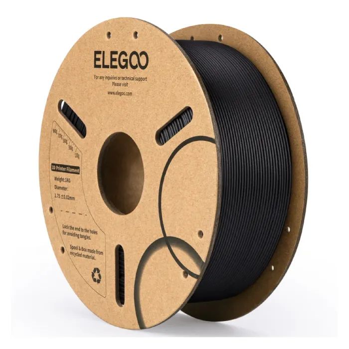 Пластик для 3D-принтера ELEGOO PLA-CF 1кг, 1.75мм, black Фото