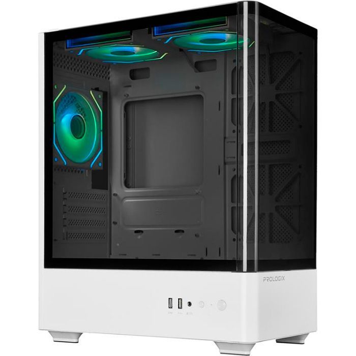 Корпус для ПК Prologix Lumi GM-01AW Glass White Фото