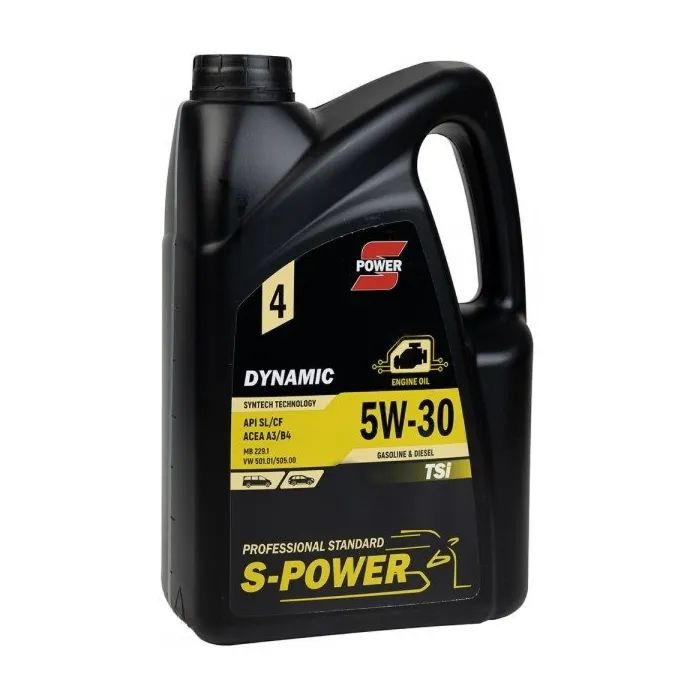 Моторное масло S-POWER DYNAMIC TSi 5W-30 4л Фото