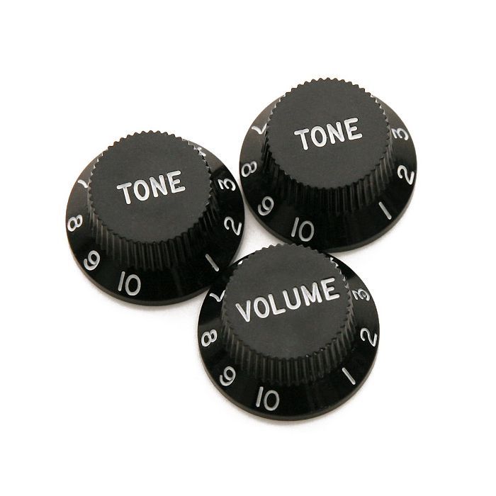 Ручка для потенциометра DiMarzio Strat Knobs Set Black Фото
