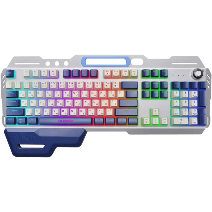 Клавиатура Maxxter KBG-RGB-01-UA RGB USB Metal Фото