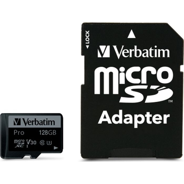 Карта памяти Verbatim 128GB microSDXC class 10 UHS-III PRO Фото