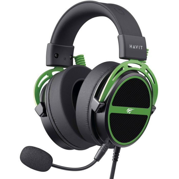 Наушники Havit HV-H2030E Black/Green Фото