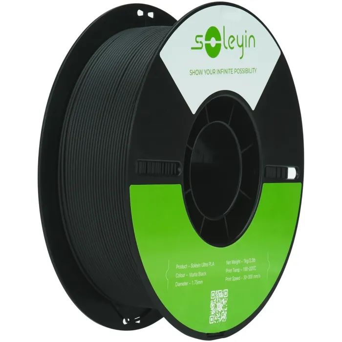 Пластик для 3D-принтера Creality Soleyin matte 1кг, 1.75мм, black Фото