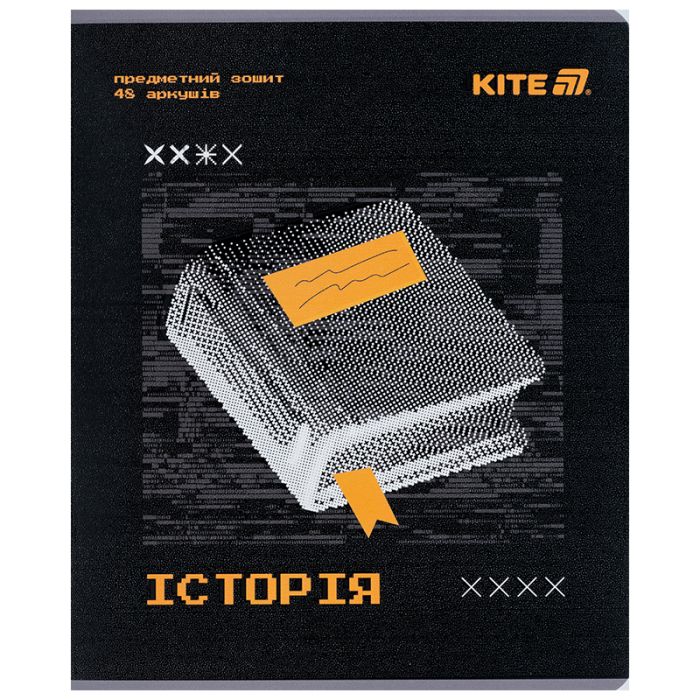 Тетрадь Kite предметная Techno 48 листа, клетка, история Фото