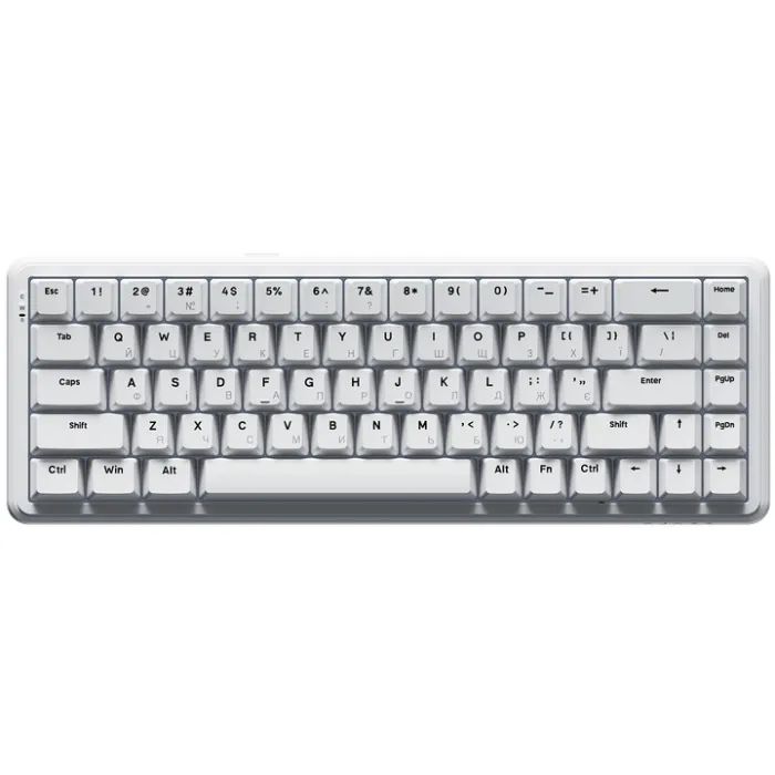 Клавиатура Ajazz AK680 MAX Magnetic Switch RGB USB White Фото