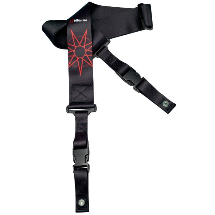 Ремень для гитары DiMarzio Jim Root #4 Black ClipLock Фото