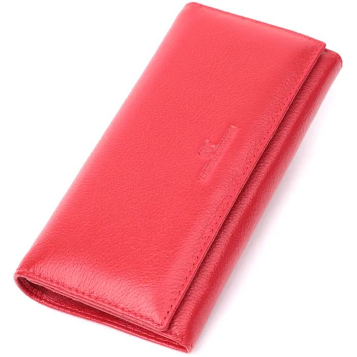 Кошелек ST Leather Из натуральной кожи Красный Фото