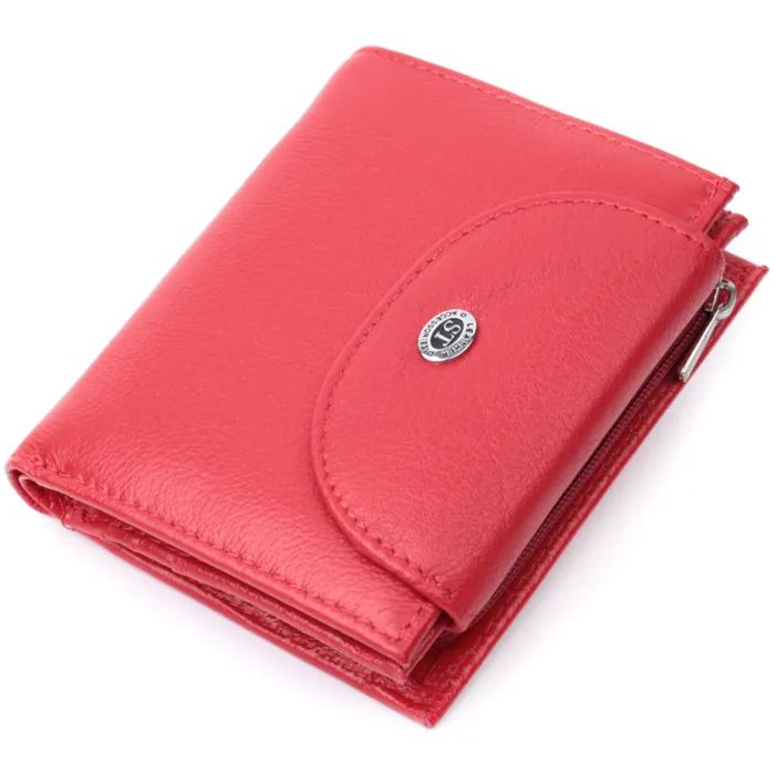 Кошелек ST Leather Из натуральной кожи Красный Фото