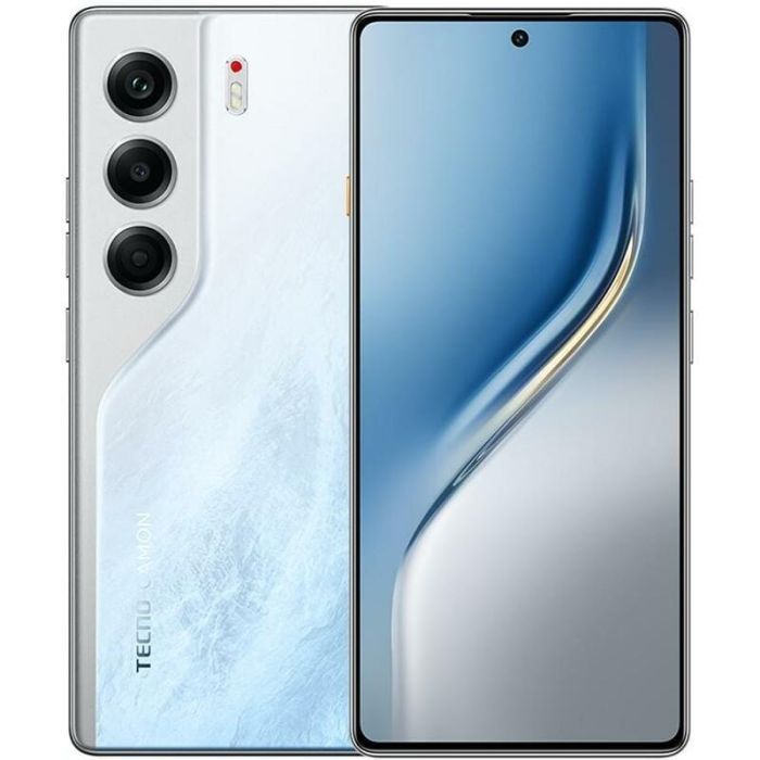 Мобильный телефон Tecno Camon 40 8/128GB Glacier White Фото