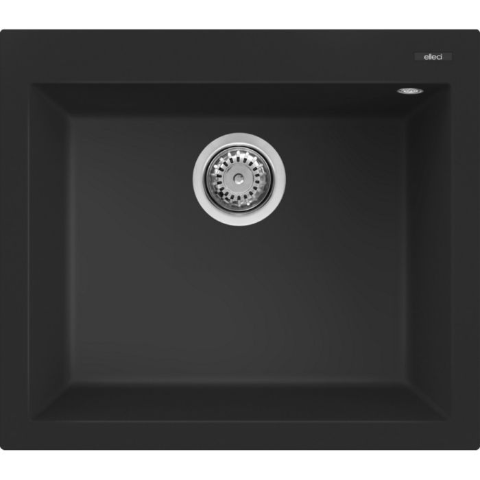 Мойка кухонная Elleci Q 105 on top black k86 Фото