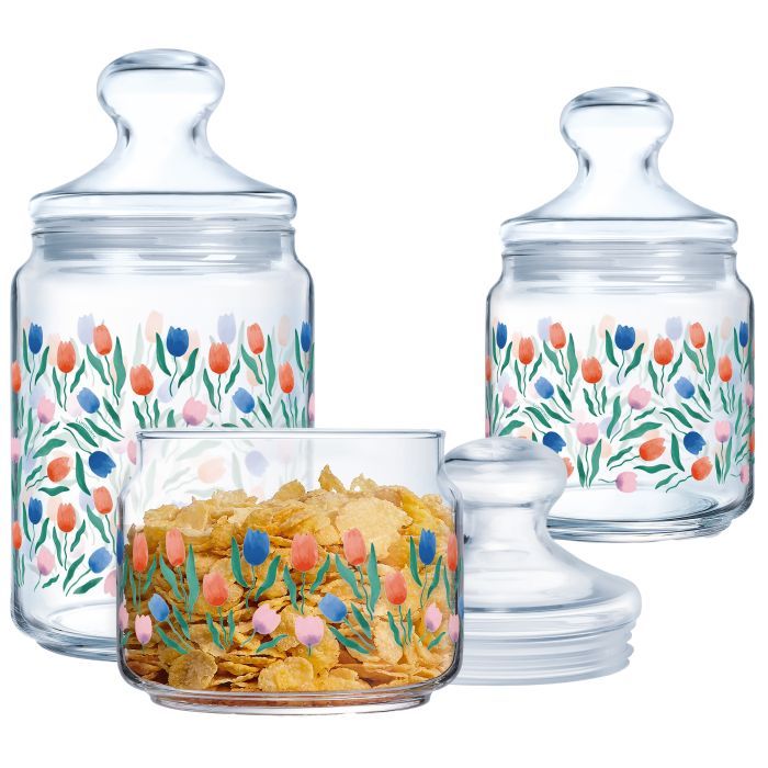 Банка Luminarc Club Rossary Набір 3 шт Фото