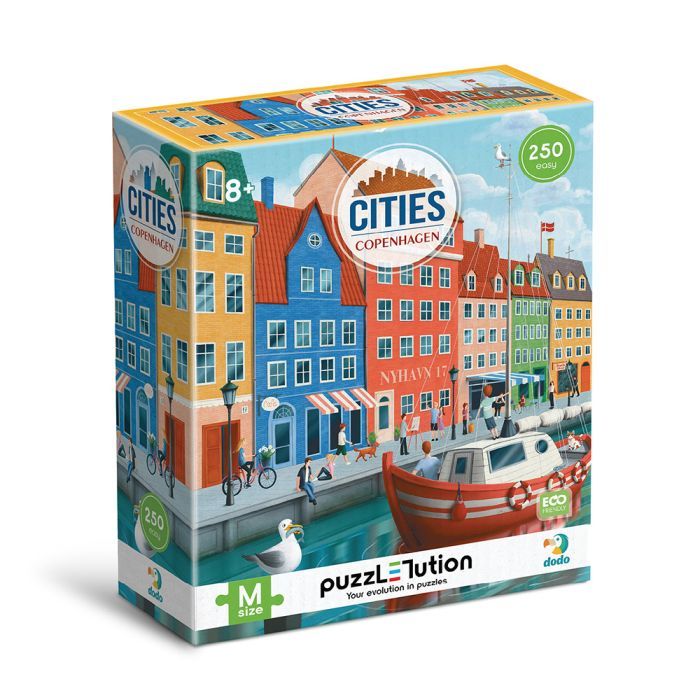 Пазл DoDo Easy-M Города. Копенгаген Фото