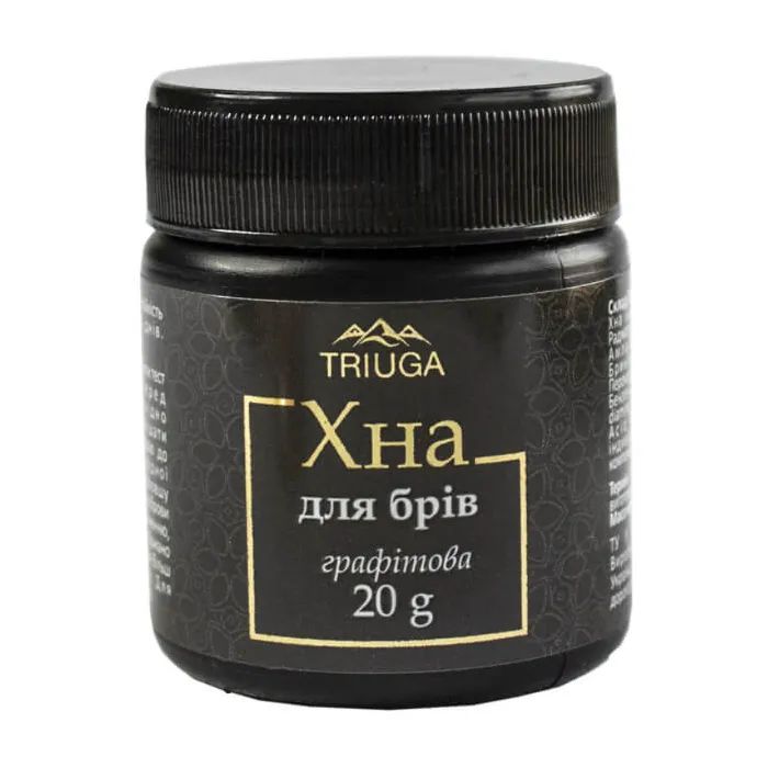 Хна Triuga Для брів Аюрведична Графітова 20 г Фото