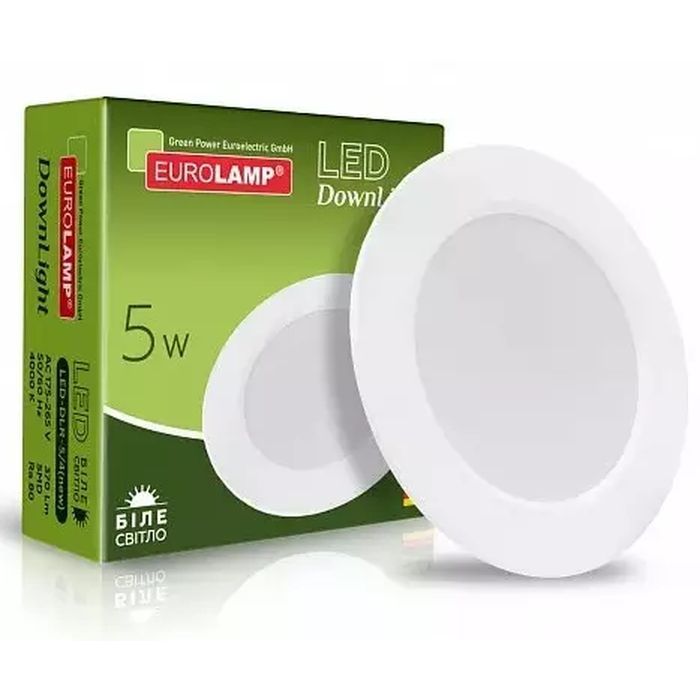 Светильник Eurolamp LED Downlight 5W 370lm 4000K Фото