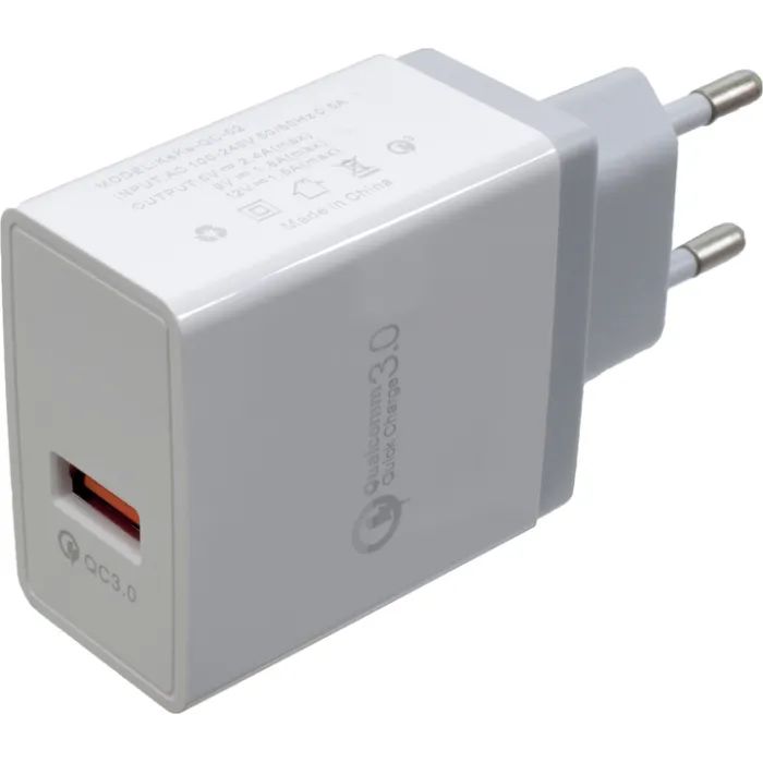 Зарядное устройство Patron USB QC3.0 2.4A white Фото