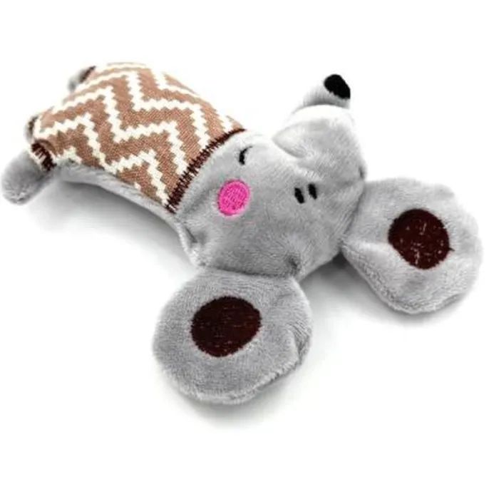 Игрушка для кошек Hippie Pet Вухаста миша 13.8 см Фото