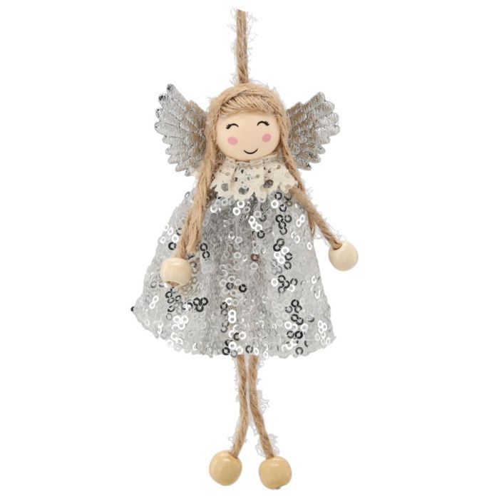 Елочная игрушка Chomik Фея" блискітки 7,5х16 см Фото