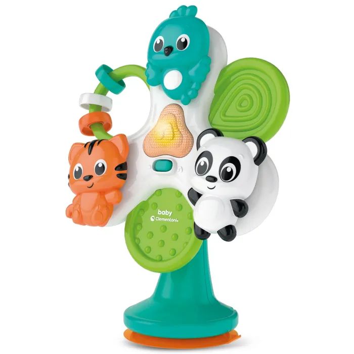 Погремушка Clementoni на присоске Round & Round Animals Фото