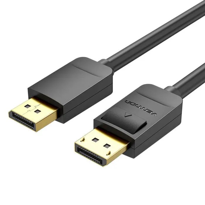 Кабель мультимедийный Vention DisplayPort M to DisplayPort M 1.5m 4K60Hz black Фото