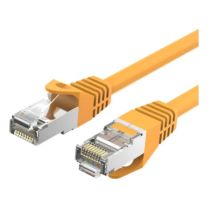 Патч-корд Vention 8м, RJ-45 cat 6a S/FTP yellow Фото