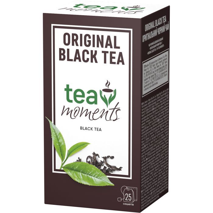 Чай Tea Moments Original Black Tea 25х1.7 г Фото