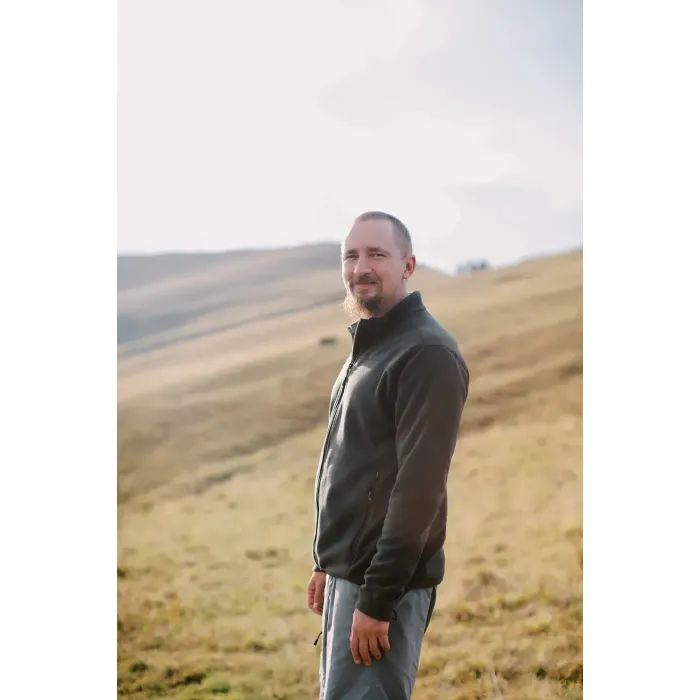 Кофта Tribe Fleece Jacket Full Zip T-KJ-0011-olive, 46 Фото