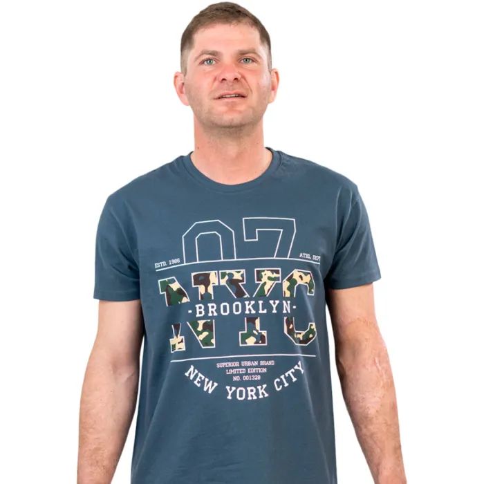 Футболка Sol's Imperial 190 NYC графітовий XXL Фото