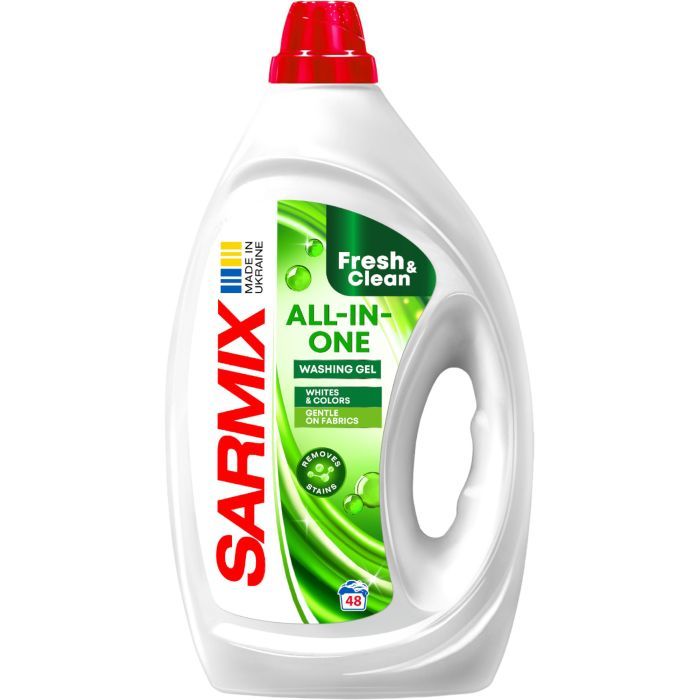 Гель для стирки Sarmix All-In-One 1.9 л Фото
