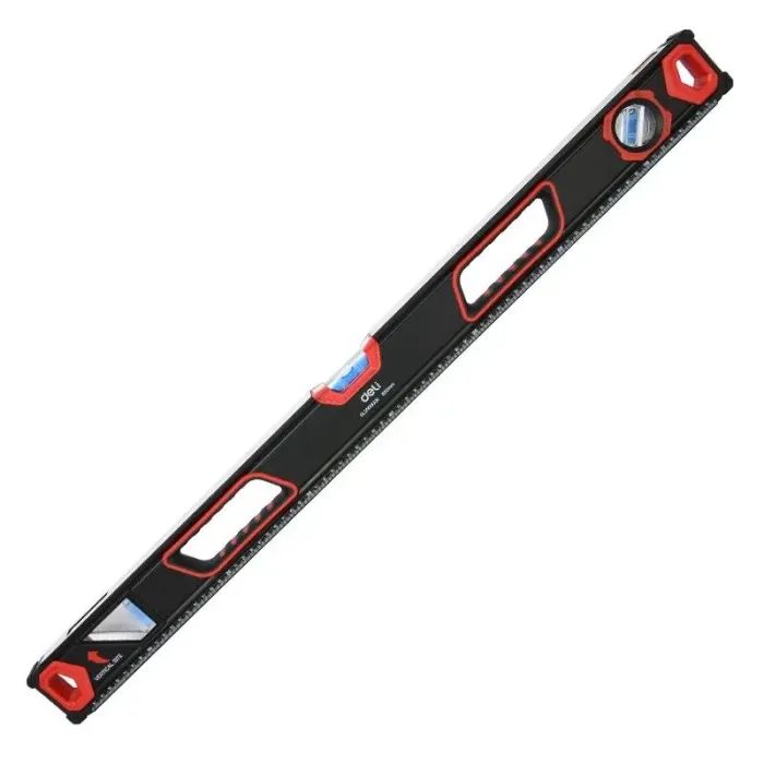 Уровень Deli з додатковим вікном, 3 капсули, 800мм Фото