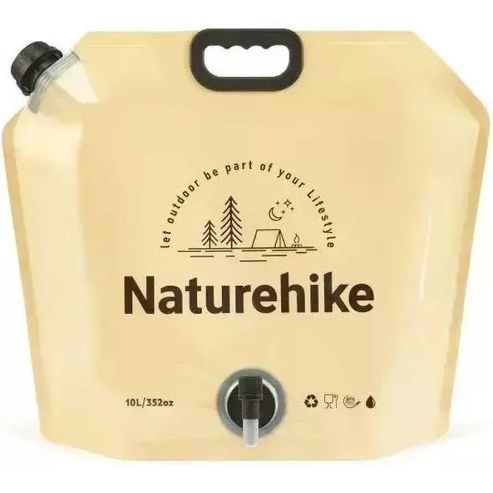Ведро складное Naturehike CNK2450CF027 для води 10 л, жовте Фото