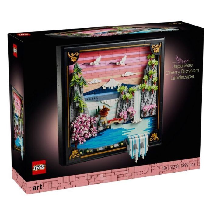 Конструктор LEGO ART Японский пейзаж с цветом сакуры Фото