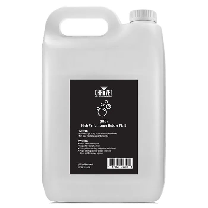 Жидкость для генераторов эффектов Chauvet Bubble Fluid BF5 Фото