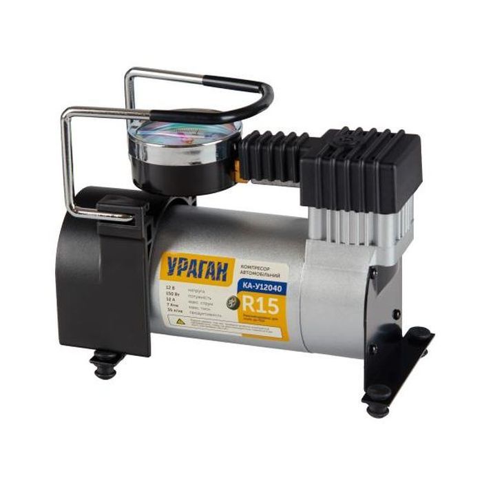 Автомобильный компрессор VITOL "Ураган" KA-У12040 100psi/12Amp/35л Фото