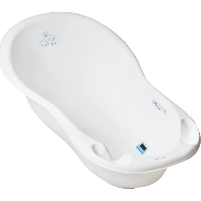 Ванночка Tega Baby зі зливом Bunny 102 см white Фото