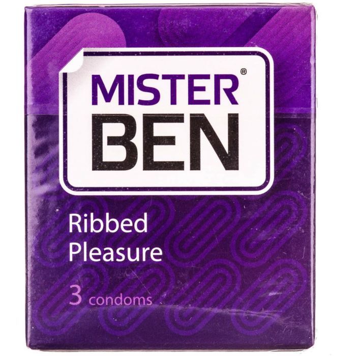 Презервативы Mr. Ben Ribbed Pleasure 3 шт. Фото