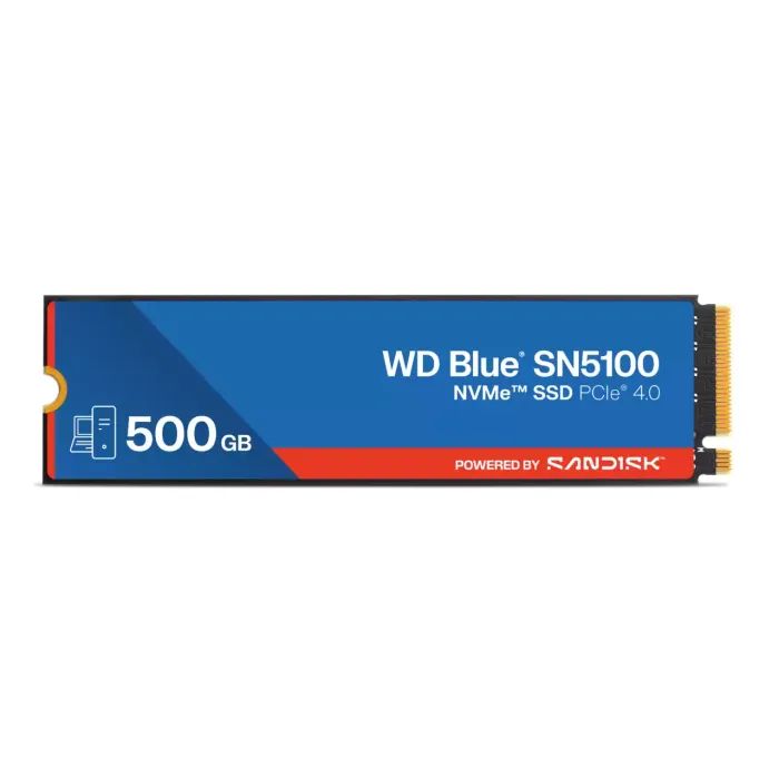 Накопитель SSD WD M.2 2280 500GB BLUE SN5100 Фото