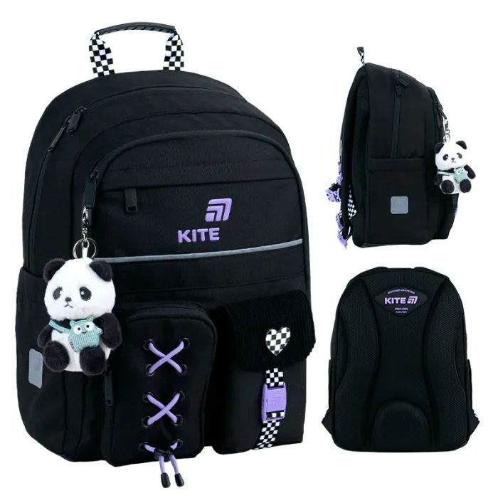 Рюкзак школьный Kite Education 584 Panda Love Фото