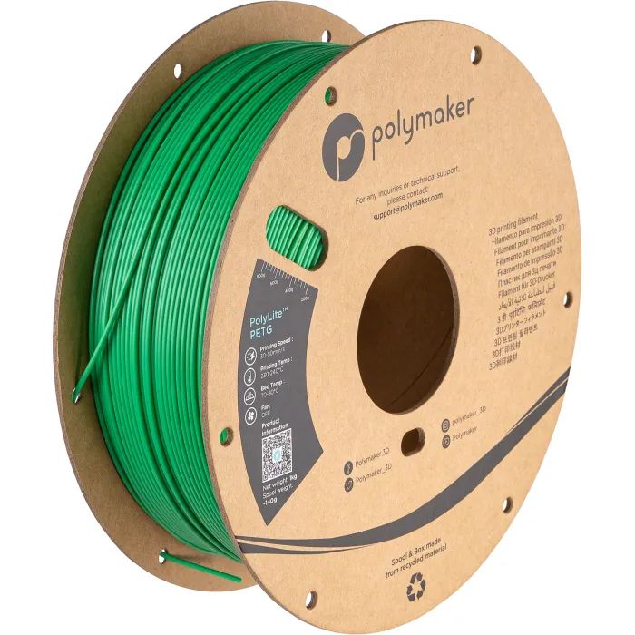 Пластик для 3D-принтера Polymaker PETG 1,75mm 1kg GREEN Фото