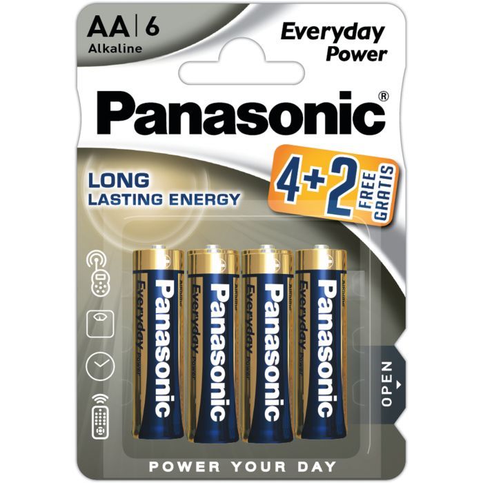 Батарейка Panasonic AA Everyday Power * 6 Фото