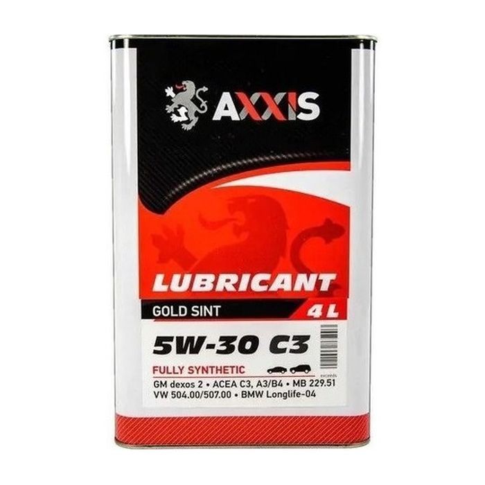 Моторное масло AXXIS 5W-30 C3 504/507 4л Фото