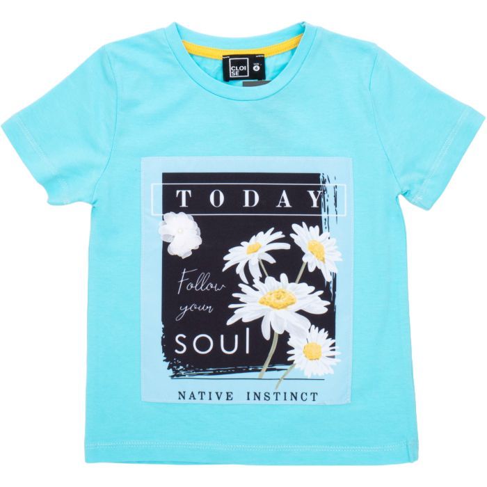 Футболка детская Cloise з ромашками Фото
