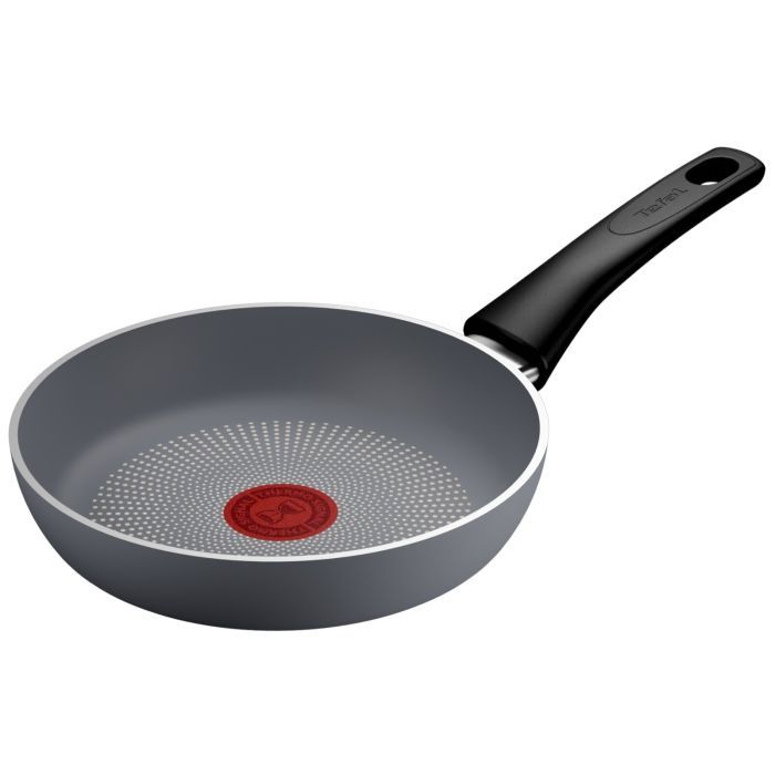 Сковорода Tefal Halo, 20 см, алюміній, сірий Фото