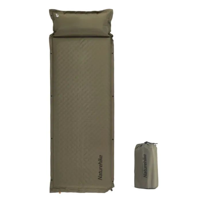 Туристический коврик Naturehike CNK2300DZ014, 60мм, темно-зелений Фото