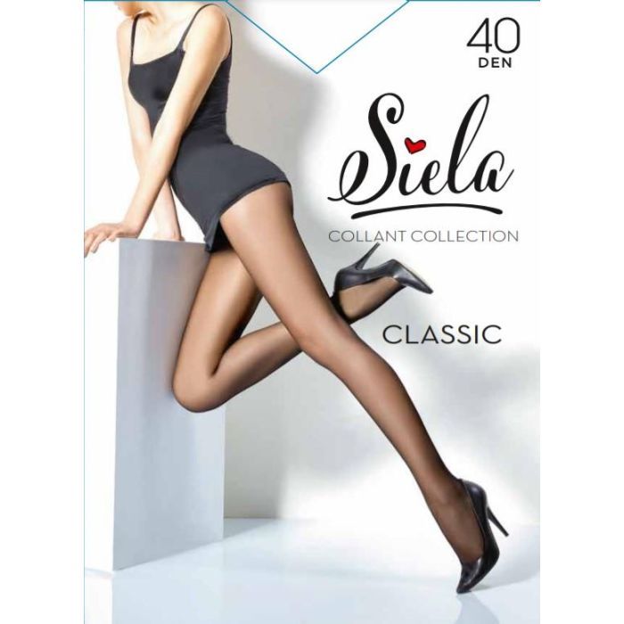 Колготы Siela Collant Classic 40 Den Nero - 5 Фото