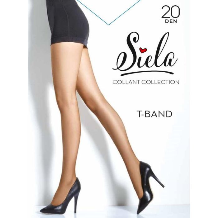 Колготы Siela Collant T-Band 20 Den Nero - 3 Фото