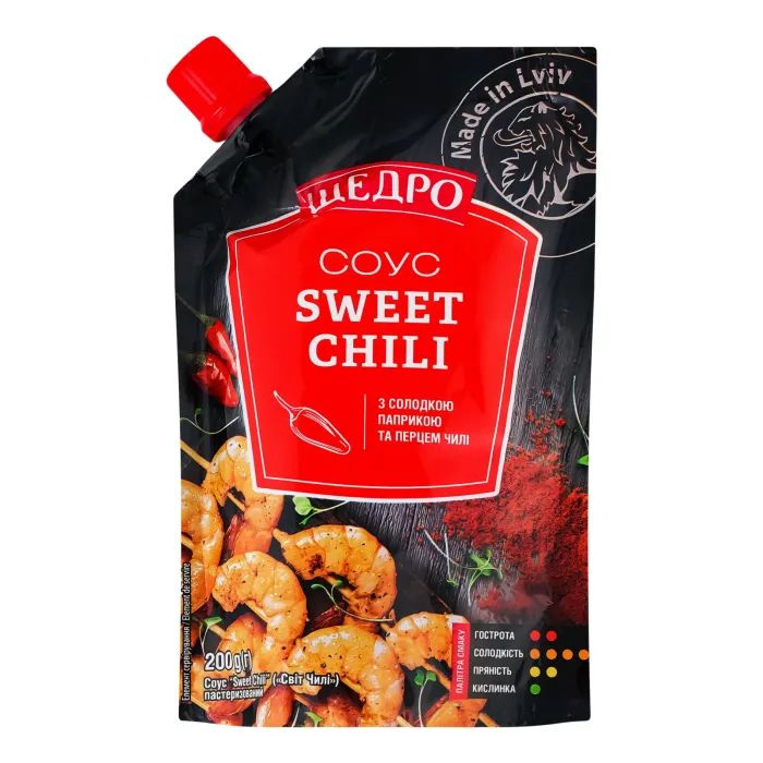 Соус Щедро Sweet Chili 200 г Фото