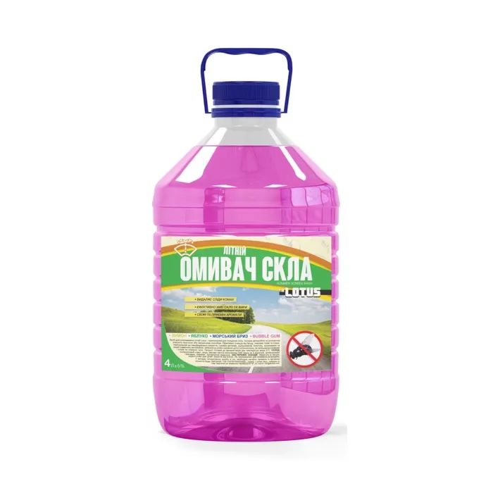 Омыватель автомобильный Synoptic Bubble Gum (рожевий) 4л Фото